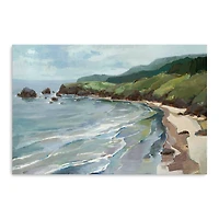Seaside Cliffs Canvas Art Print