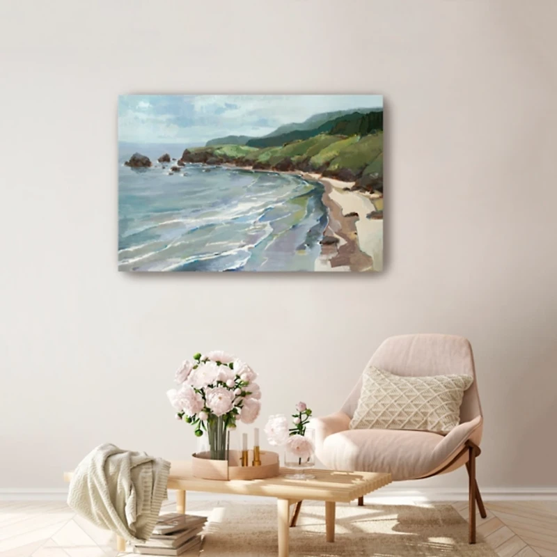 Seaside Cliffs Canvas Art Print, 36x24