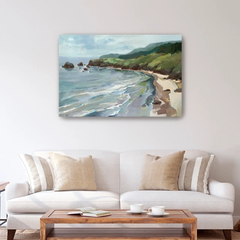 Seaside Cliffs Canvas Art Print, 48x32