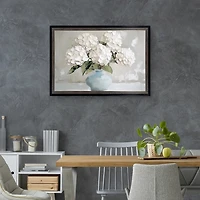 The Blue Vase Framed Canvas Art Print