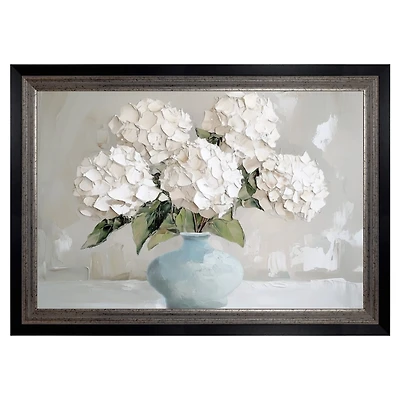 The Blue Vase Framed Canvas Art Print