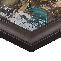 Blushing Blooms Framed Canvas Art Print