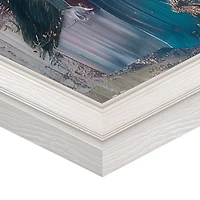 Abstract Pink Bouquet Framed Canvas Art Print