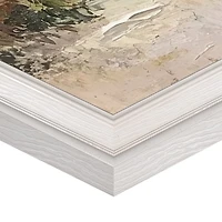 Village Path Framed Canvas Art Print