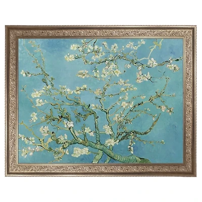 Almond Blossoms Framed Canvas Art Print