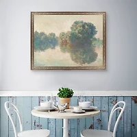 The Seine Framed Canvas Art Print