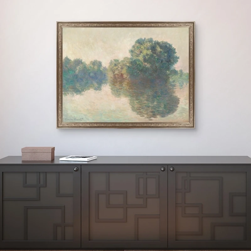 The Seine Framed Canvas Art Print