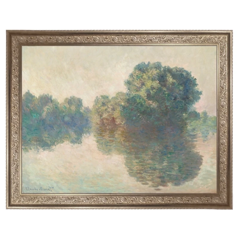 The Seine Framed Canvas Art Print