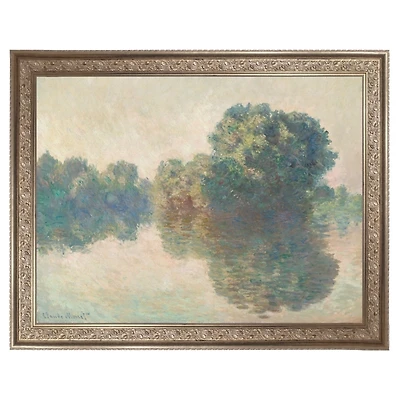 The Seine Framed Canvas Art Print