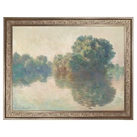 The Seine Framed Canvas Art Print