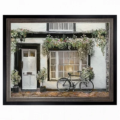 Cottage Charm Framed Canvas Art Print, 44x34