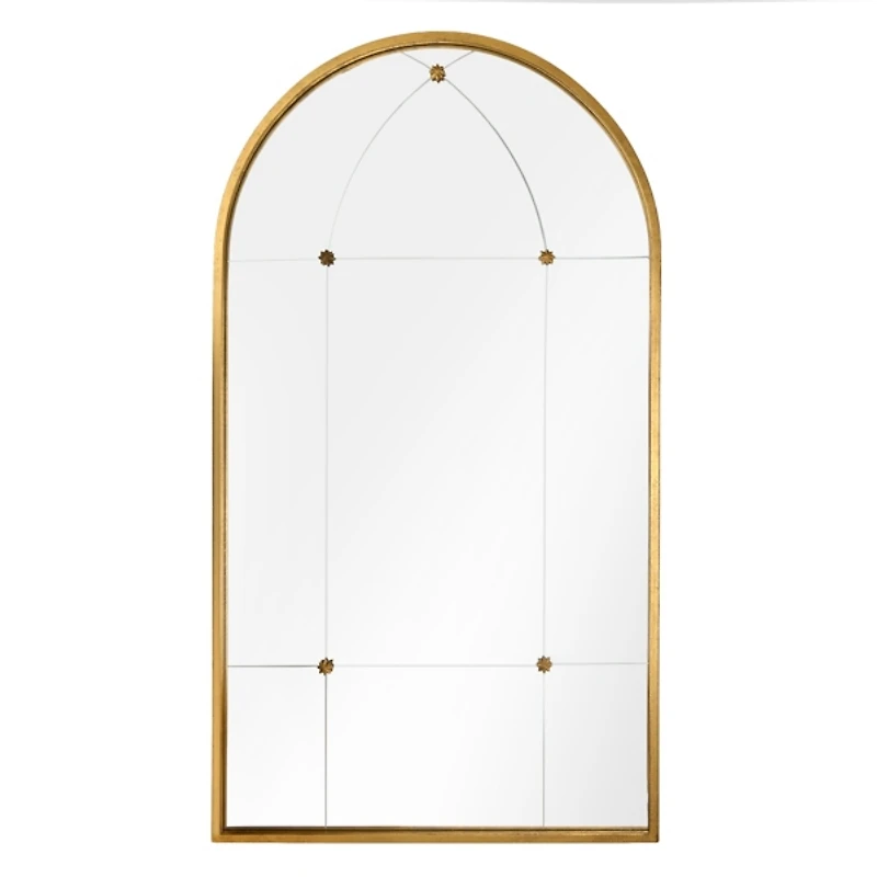 Gold Raine Studded Arch Wall Mirror