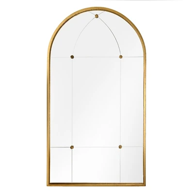 Gold Raine Studded Arch Wall Mirror