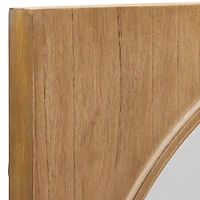 Clarke Wood Arched Panel Wall Mirrors, Set of 2