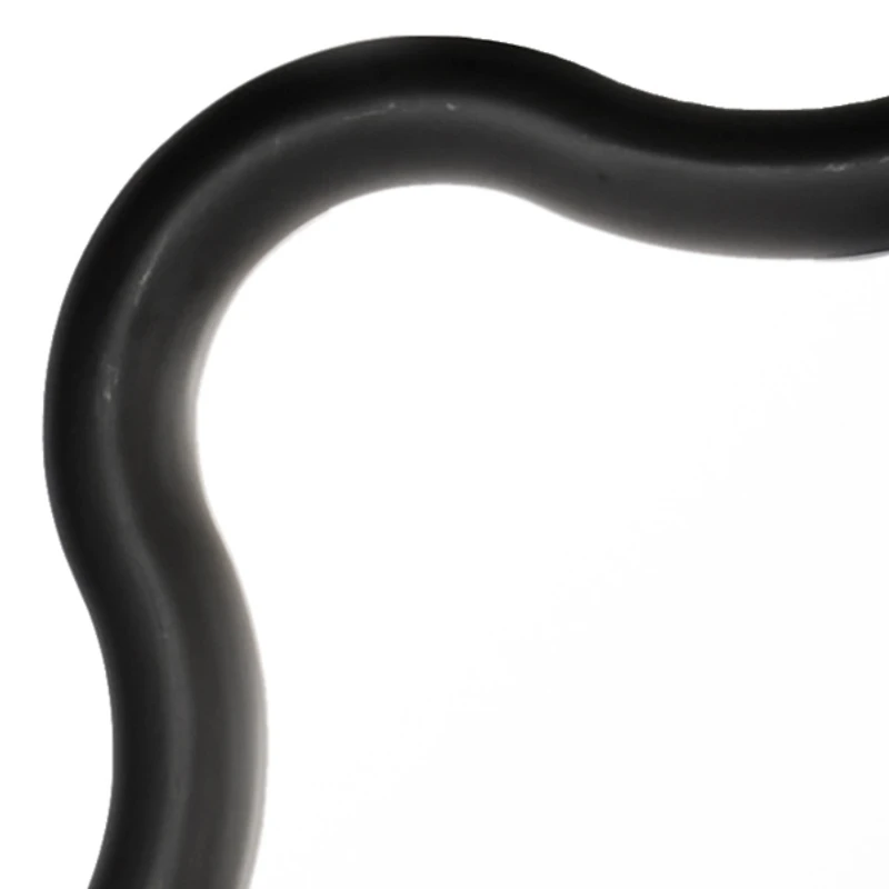 Hannah Black Wavy Leaner Mirror