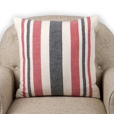 Americana Horizontal Stripe Pillow