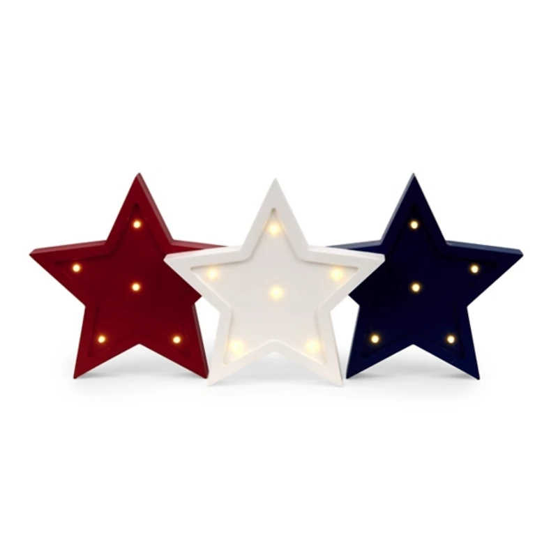 LED Patriotic Stars Tabletop Decoration