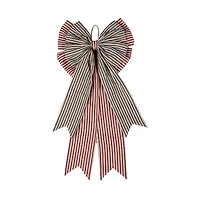 Americana Striped Bow Wall Decoration