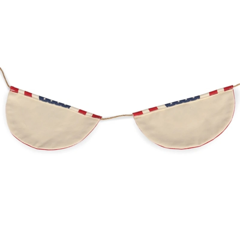 Red White & Blue Bunting Banner