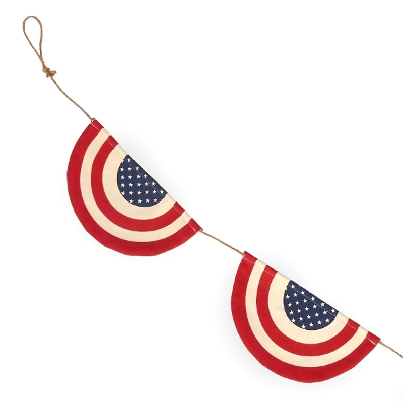 Red White & Blue Bunting Banner