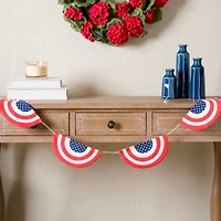 Red White & Blue Bunting Banner
