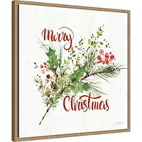 Celebrate the Season IV Framed Canvas Art Print