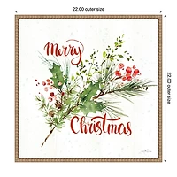 Celebrate the Season IV Framed Canvas Art Print