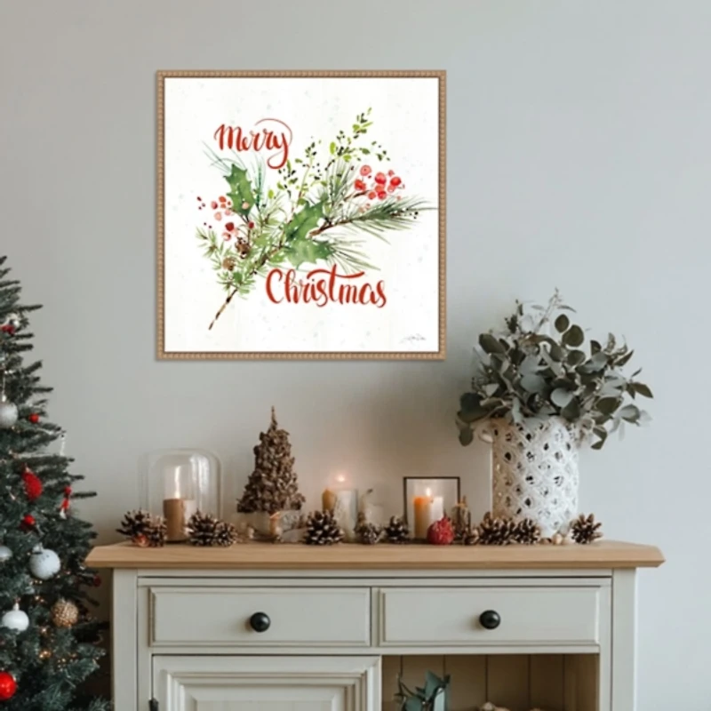 Celebrate the Season IV Framed Canvas Art Print