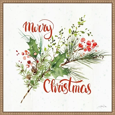 Celebrate the Season IV Framed Canvas Art Print