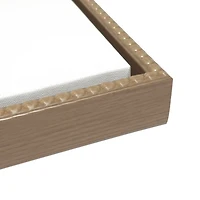 Christmas Farm Sign II Brown Framed Canvas Art