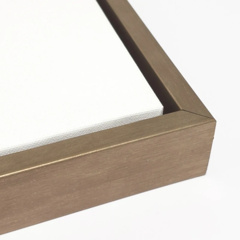 Christmas Forest Landscape Framed Canvas Art Print