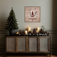 Christmas Ornament Framed Canvas Art Print