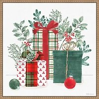 Classic Christmas II Framed Canvas Art Print