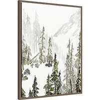Continental Divide II Framed Canvas Art Print