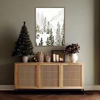 Continental Divide II Framed Canvas Art Print