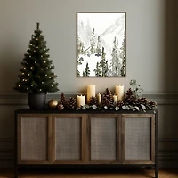 Continental Divide II Framed Canvas Art Print