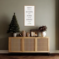 Cozy Christmas Framed Canvas Art Print