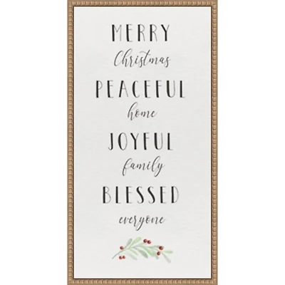 Cozy Christmas Framed Canvas Art Print