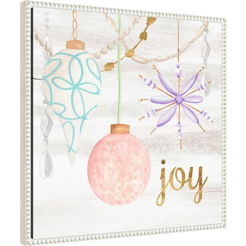 Elegant Ornaments II Framed Canvas Art Print