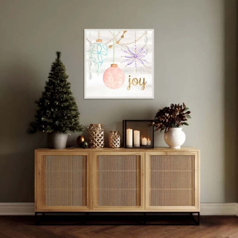 Elegant Ornaments II Framed Canvas Art Print