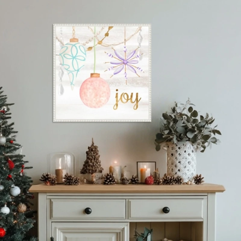 Elegant Ornaments II Framed Canvas Art Print