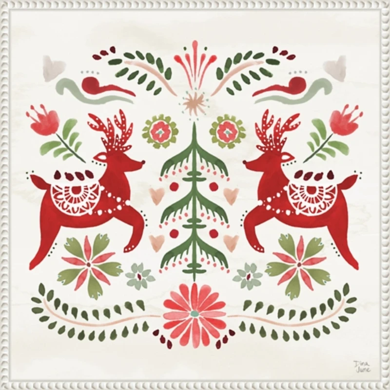 Festive Season II Framed Canvas Art Print