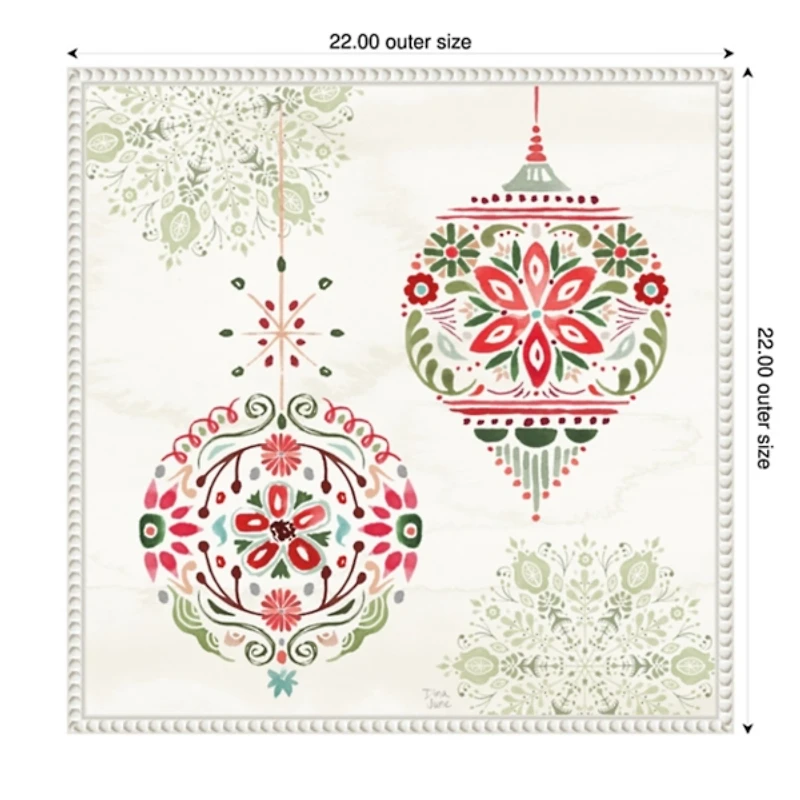 Festive Season VI Framed Canvas Art Print