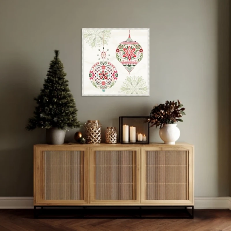 Festive Season VI Framed Canvas Art Print