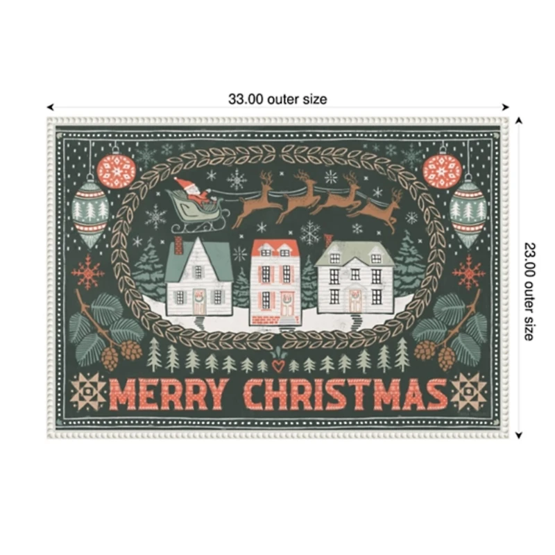 Frosty Forest II Framed Canvas Art Print