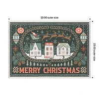 Frosty Forest II Framed Canvas Art Print