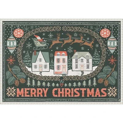 Frosty Forest II Framed Canvas Art Print