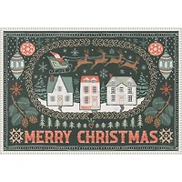 Frosty Forest II Framed Canvas Art Print