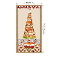 Gingerbread Wonderland II Framed Canvas Art Print