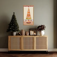 Gingerbread Wonderland II Framed Canvas Art Print